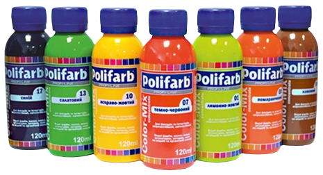 Колорант Polifarb Color Mix арт.01 лимонно-желтый, 0,12 л - изображение 2