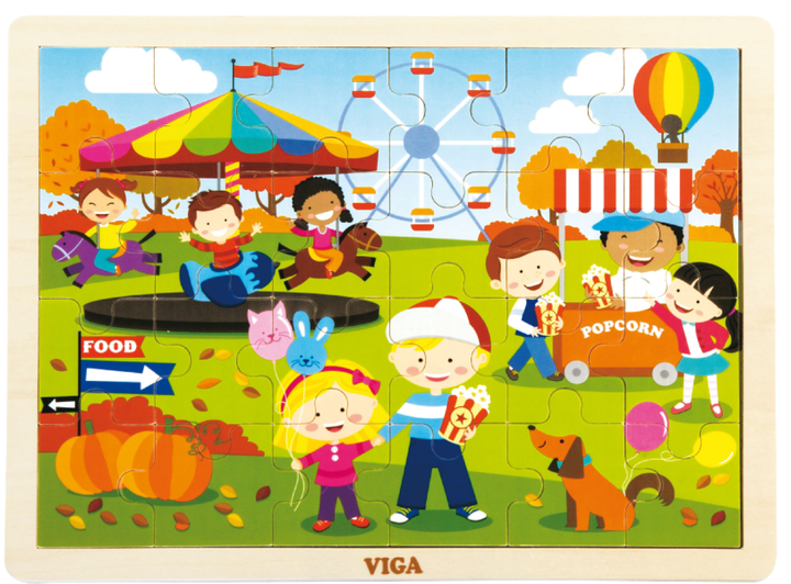 Puzzle Viga Cztery pory roku - jesień (51271) (6934510512712) - obraz 1