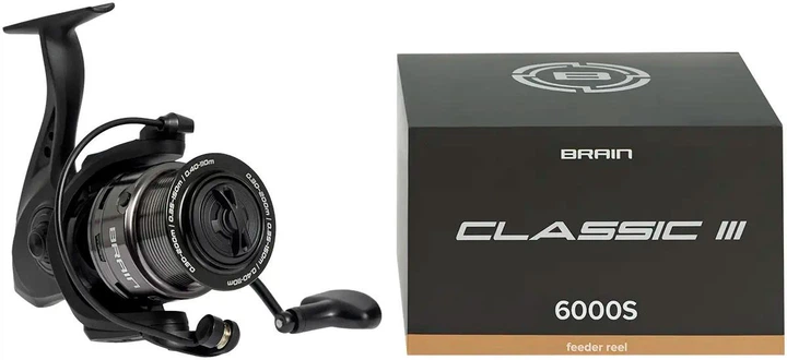 Катушка Brain Classic III Feeder 6000S 4+1BB 4.9:1 фидерная - Фото 6 Катушка Brain Classic III Feeder 6000S 4+1BB 4.9:1 фидерная - изображение 6