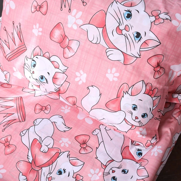 Комплект постельного белья в кроватку детский Mirson 110х140 см Kids Time 17-0802 Marie Бязь (2200011446035) - Фото 2 Комплект постельного белья в кроватку детский Mirson 110х140 см Kids Time 17-0802 Marie Бязь (2200011446035) - изображение 2