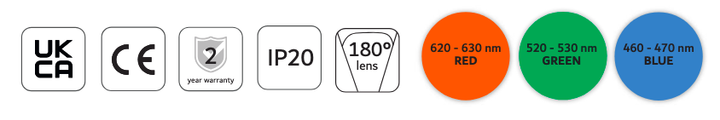 Професійна світлодіодна стрічка MW Lighting UQS COB RGB 14 Вт/м 24В 768LED CRI90 IP20 5м (5902135161289) - зображення 4