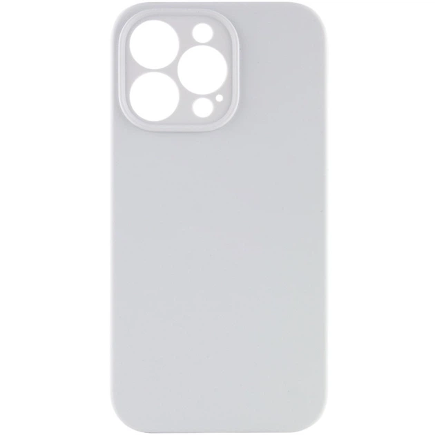 Чехол Silk Full Camera Protective (AA) NO LOGO для Apple iPhone 13 Pro Max (6.7") Белый / White Без бренда - Фото 1 Чехол Silk Full Camera Protective (AA) NO LOGO для Apple iPhone 13 Pro Max (6.7") Белый / White Без бренда - изображение 1