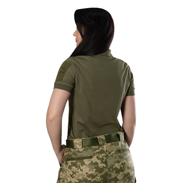 Поло Camotec Pani Army ID 2.0 CoolPass Pique LT олива M (8922(M)) - изображение 3