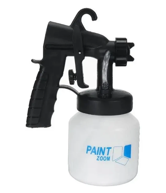 Электрический ручной краскораспылитель компрессор Paint Zoom 650 Вт крапскопульт 8692 - Фото 5 Электрический ручной краскораспылитель компрессор Paint Zoom 650 Вт крапскопульт 8692 - изображение 5
