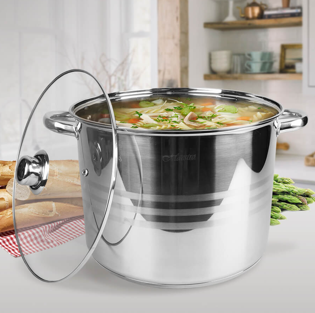 Кастрюля нержавеющая Maestro 230 мм х 16 л MR-3517-23 (MR-3517-16) - Фото 1 Кастрюля нержавеющая Maestro 230 мм х 16 л MR-3517-23 (MR-3517-16) - изображение 1