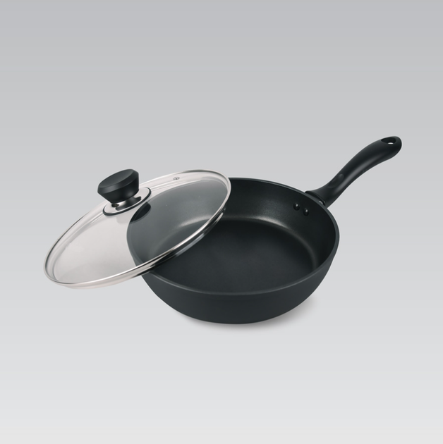 Сковорода антипригарная Maestro 240 мм с крышкой MR-1205-24 (MR-1205-24) - изображение 2