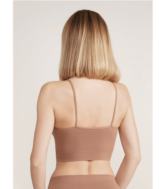 Безшовний топ Giulia Cami Top Grain - Giulia - CAMI TOP GRAIN - L/XL - Mokko - Фото 2 Безшовний топ Giulia Cami Top Grain - Giulia - CAMI TOP GRAIN - L/XL - Mokko - зображення 2