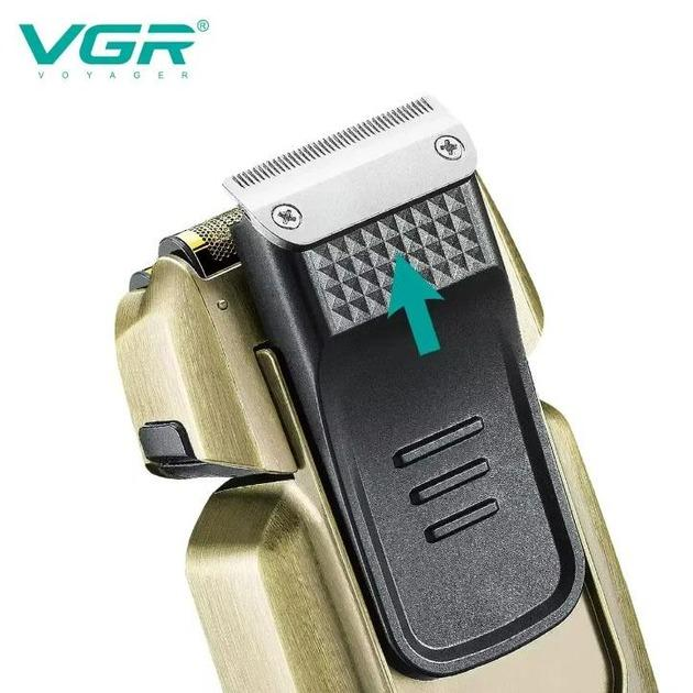 Электробритва шейвер VGR V-337 2 насадки, двоное лезвие - изображение 2
