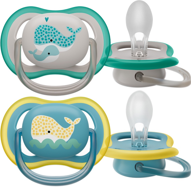 Smoczek ortodontyczny Philips AVENT Ultra Air 18m+ 2 szt SCF349/24 (8720689026383) - obraz 2
