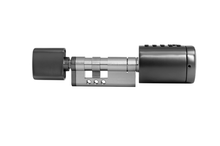 Умный дверной биометрический замок (цилиндр) SEVEN LOCK SL-7773BF black (40-106 мм) - Фото 2 Умный дверной биометрический замок (цилиндр) SEVEN LOCK SL-7773BF black (40-106 мм) - изображение 2