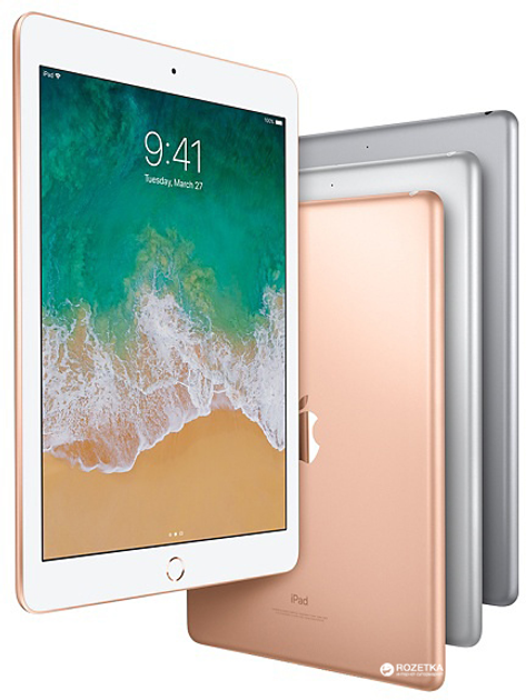 Apple iPad A1893 ゴールド Планшет Apple iPad A1893 New 2018 Wi-Fi 128GB Gold (MRJP2