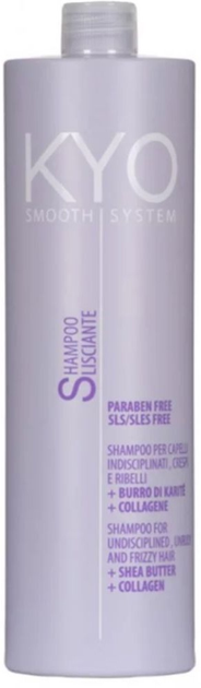 Szampon do włosów wygładzający Kyo Smooth System Shampoo z Masłem shea i kolagenem 1000 ml (8031387001917) - obraz 1