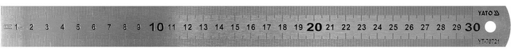 Liniał mierniczy Yato stainless steel 300 mm YT-70721 (5906083029165) - obraz 2