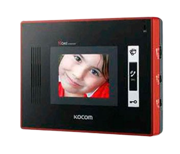 Видеодомофон KVC-W354, 3.5” цветной экран, поддержка 4-проводные (камеры), 8-проводное (монитор расширения) Red - Фото 1 Видеодомофон KVC-W354, 3.5” цветной экран, поддержка 4-проводные (камеры), 8-проводное (монитор расширения) Red - изображение 1