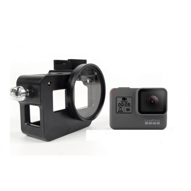 Рамка алюминиевая для GoPro Hero 5, 6, 7 + UV фильтр - изображение 4