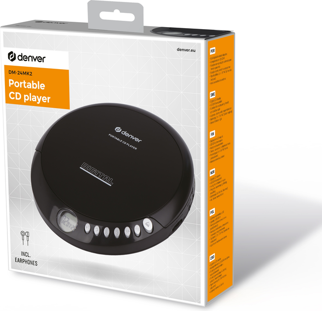 Odtwarzacz CD Denver DM-24MK2 Black - obraz 3