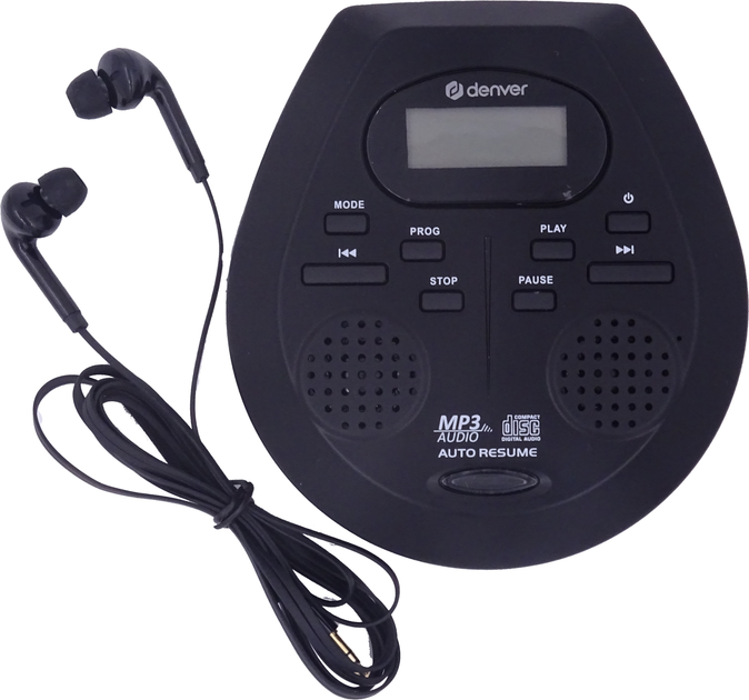 Odtwarzacz MP3 CD Denver DMP-395B Black - obraz 4