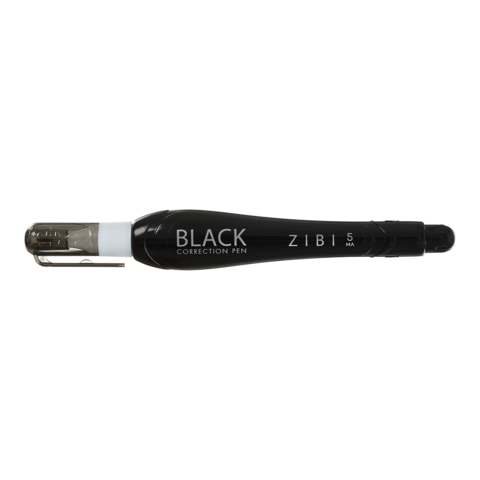 Коректор-ручка ZiBi 2903 5мл з метал.кінчиком, Black /ZB.2903/ - Фото 4 Коректор-ручка ZiBi 2903 5мл з метал.кінчиком, Black /ZB.2903/ - зображення 4
