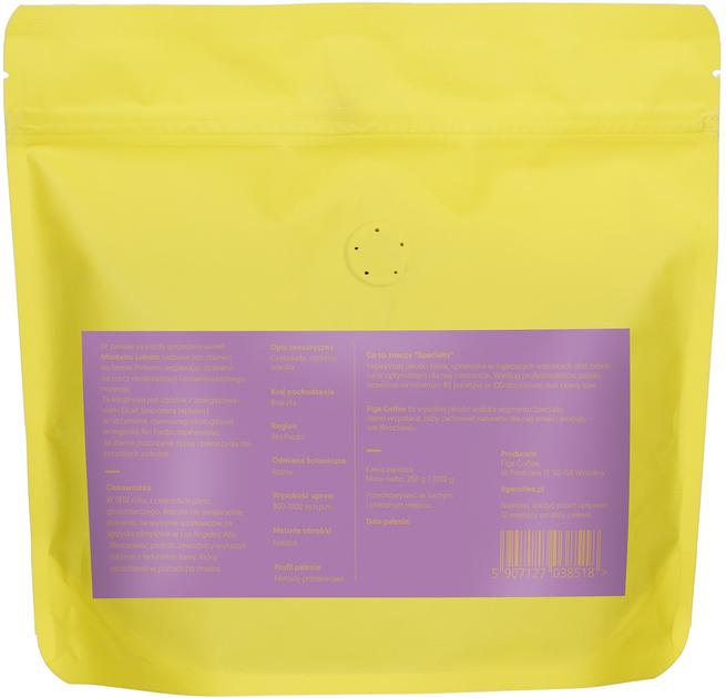 Кава в зернах Figa Coffee Brazil Monteiro Lobato Natural Filter 250 г (5907127038518) - зображення 2