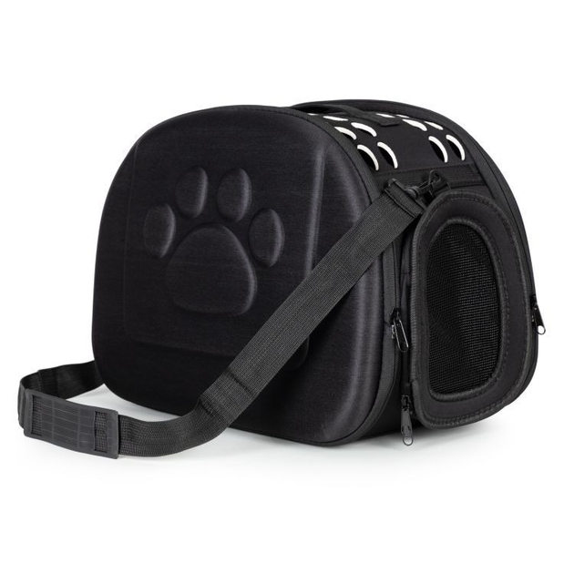 Duży transporter Petsi dla kota psa torba podróżna czarna (ME01-01 BLACK) - obraz 2