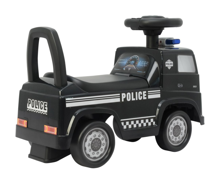 Pojazd dla dzieci Milly Mally Mercedes-Benz Actros Police Czarny (5901761129427) - obraz 5
