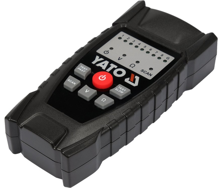 Lokalizator kabli i tester przewodów sieciowych RJ11 RJ45 Yato odporny na zakłócenia YT-73137 (5906083093876) - obraz 5