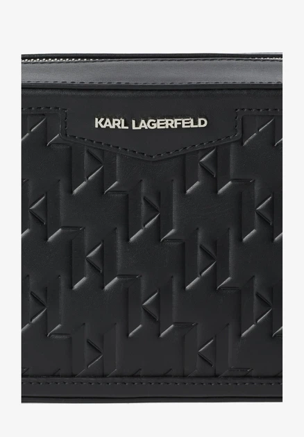 Мужская сумка кроссбоди через плечо KARL LAGERFELD K/LOOM - Crossbody Bag A black 235M3006-a999 (71001) - изображение 5