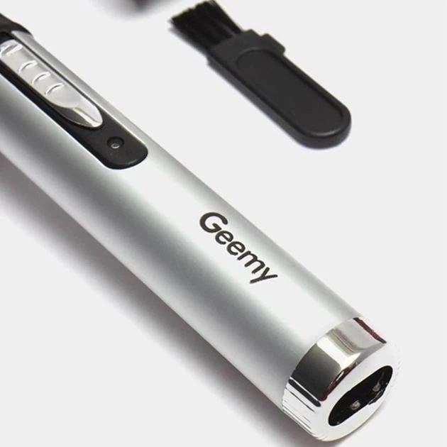 Акумуляторний триммер для видалення волосся бороди носа та вух 3в1 Geemy GM-3107 Pro - изображение 9