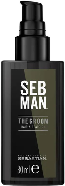 Олія для волосся та бороди Sebastian Professional Seb Man The Groom 30 мл (4064666213132) - зображення 2