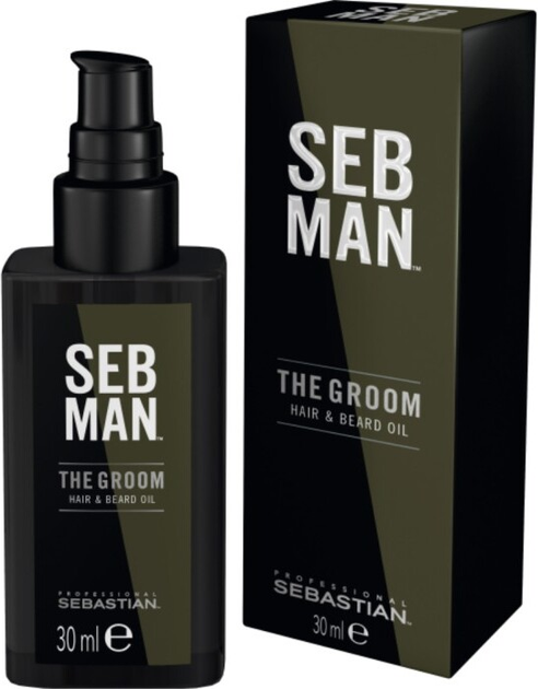 Олія для волосся та бороди Sebastian Professional Seb Man The Groom 30 мл (4064666213132) - зображення 1