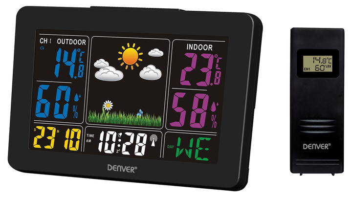 Stacja pogody Denver WS-540 Black (5706751045325) - obraz 1
