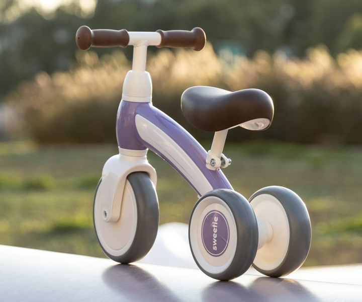 Rowerek biegowy Qplay Sweetie Retro Purple (5061047481950) - obraz 7