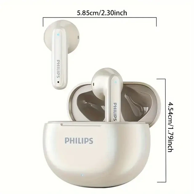 Наушники Philips TAT1199 для стиля (TWS, ANC, 24 часа, Bluetooth 5.4, белые) - изображение 3
