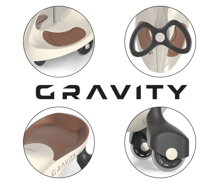 Jeździk Milly Mally Gravity Beige Brown (5907090700382) - obraz 9