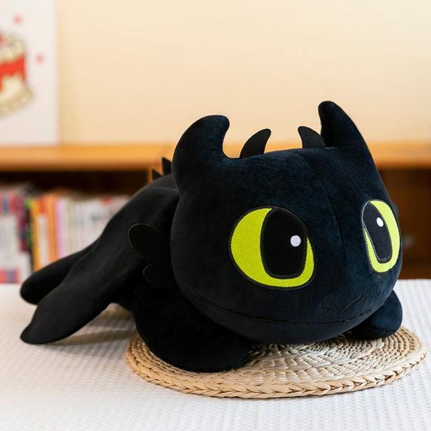 Пшлюшевая игрушка Дракон Беззубик ночная фурия Как приручить дракона, Dragon 40 см - изображение 6