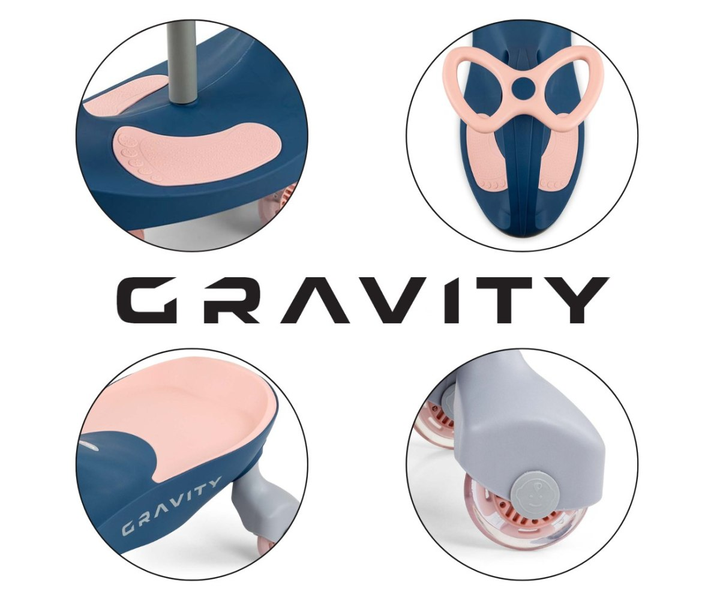 Jeździk Milly Mally Gravity Navy Pink (5901761129915) - obraz 9