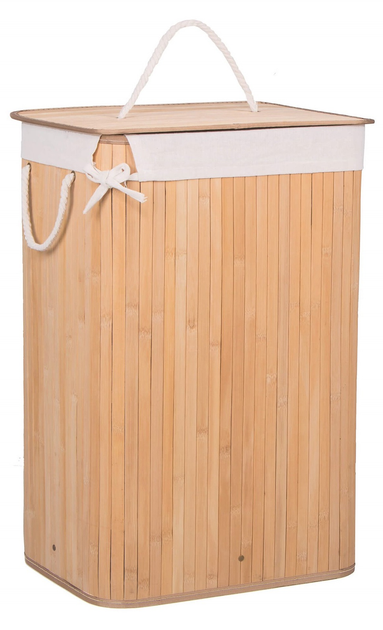 Кошик для білизни Springos бамбуковий HA0030 (5907719404004) - зображення 1