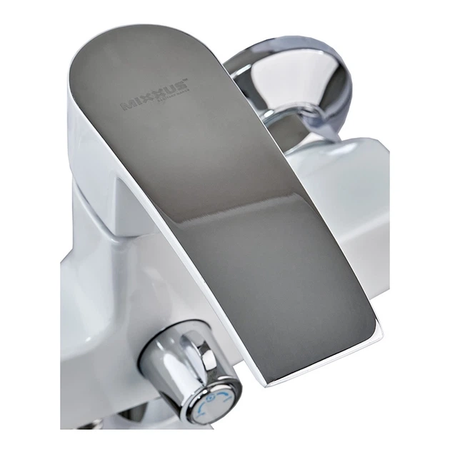 Смеситель для ванной Mixxus Magnum 006 (Euro) White-Chrome (MI6202) - Фото 2 Смеситель для ванной Mixxus Magnum 006 (Euro) White-Chrome (MI6202) - изображение 2