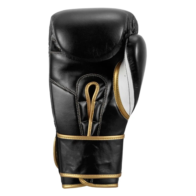 Боксерские перчатки TITLE Boxeo Mexican Quatro 12 oz кожаные черные белые профессиональные для мешка бокса кикбоксинга MMA тренировок - изображение 4