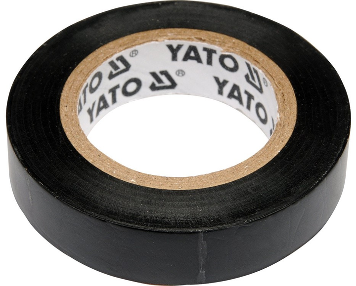 Taśma elektroizolacyjna Yato 12 mm x 10 m x 0.13 mm YT-8152 Czarna (5906083981524) - obraz 1