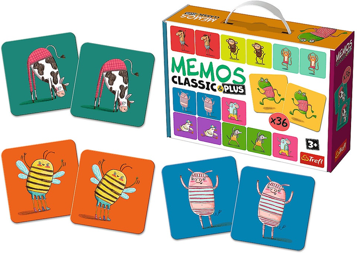Gra planszowa Trefl Memos Classic i Plus (5900511022711) - obraz 3