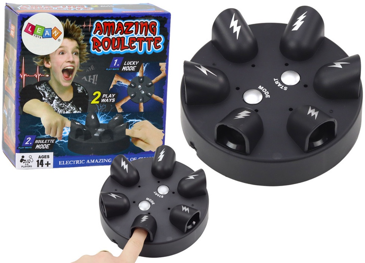 Gra planszowa Lean Toys Szalona ruletka z elektrowstrząsem (5905991008354) - obraz 2