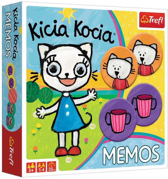 Gra planszowa Trefl Memos Kicia Kocia Trefl (5900511018943) - obraz 1
