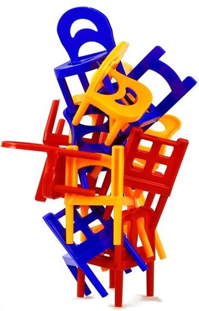 Настільна гра Lean Toys Падаючі стільці (5905515354363) - зображення 2