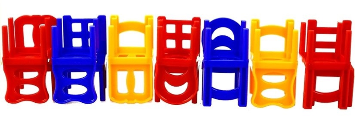 Настільна гра Lean Toys Падаючі стільці (5905515354363) - зображення 4