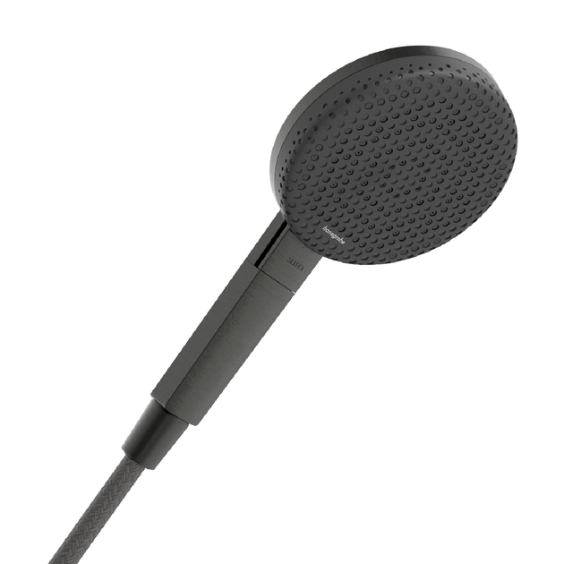 Лейка ручного душу HANSGROHE RAINDANCE ALIVE 24500340, чорний матовий хром - Фото 1 Лейка ручного душу HANSGROHE RAINDANCE ALIVE 24500340, чорний матовий хром - зображення 1