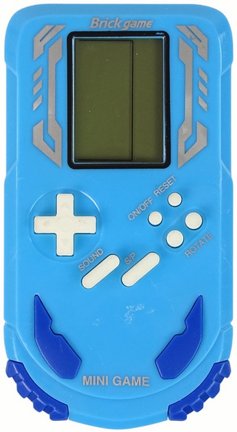 Zabawka interaktywna Lean Toys Konsola Tetris Brick Game Niebieska (5905679070673) - obraz 3