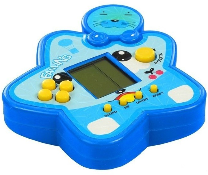 Інтерактивна іграшка Lean Toys Консоль Тетріс Зірочка Блакитна (5902808159896) - зображення 4
