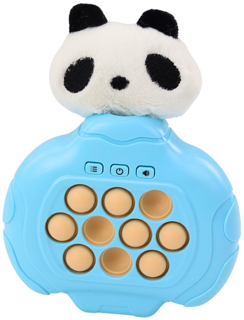 Gra sensoryczna Lean Toys Pop-it Konsola Panda Niebieska (5905991013259) - obraz 3