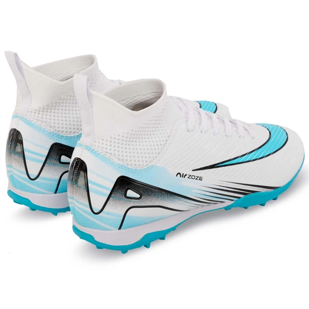 Сороконожки футбольные с носком SP-Sport 2501-3 размер 45 White-Blue - изображение 4